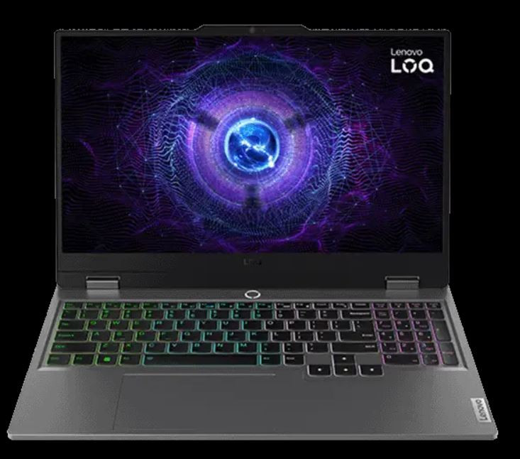 Lenovo-LOQ Gaming 83GS000XIN i5 12450HX  16GB,512GB SSD Windows 11 Office 2021 RTX 4050 6GB 15.6_FHD_AG_300N_144_SRGB LUNA_GREY 2.38Kg GX40Q75210  1 year onsite - 1 Year ADP White Backlit