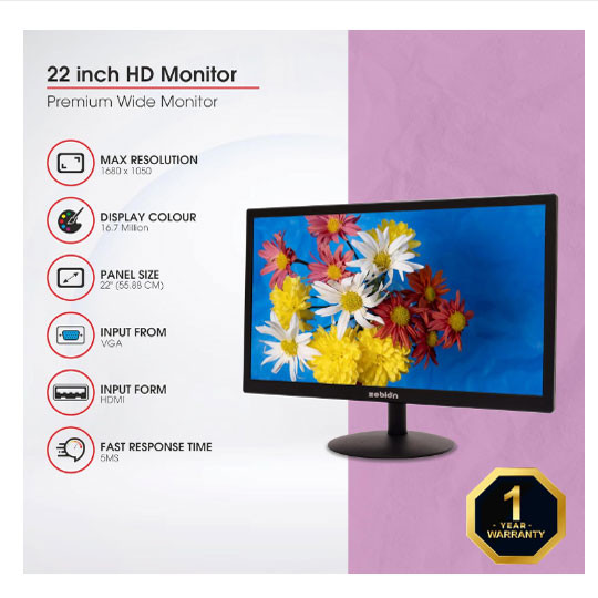 ZEBION 22 INCH LED MONITOR