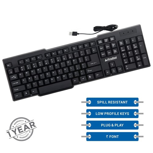 Prodot KB-207s USB Wired Keyboard