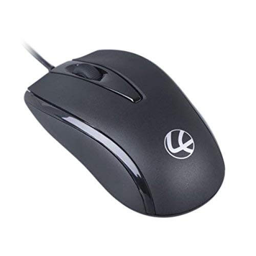 Lapcare L-70 Plus 1200 DPI USB Optical Wired Mouse (Black)