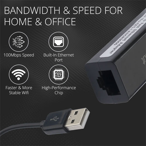 coconut UL02 100HMPS USB HUB + Lan
