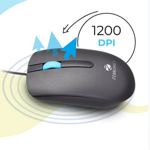 Zebronics Zeb-Juggle USB Wired Optical Mouse