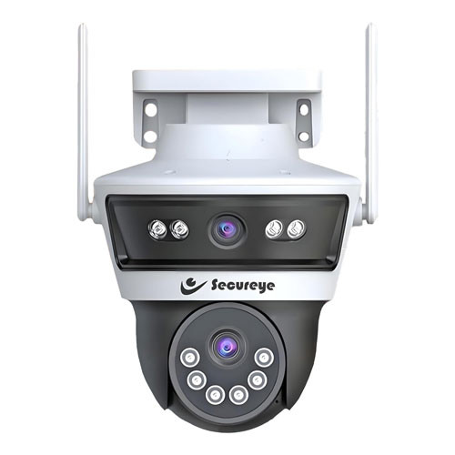 Secureye 4G/5G Dual Lens PTZ CCTV Camera -| Defender Duo Outdoor Security Camera |10X Zoom, Motion Detection,2-Way Talk,Cloud & SD Storage |256GB TF Card Storage |Waterproof Night Vision Surveillance