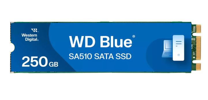 WD Blue™3D NAND 250 GBSATA M.2 (WDS250G3B0B-00AXS0)