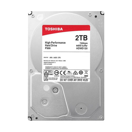 TOSHIBA 2TB HDD