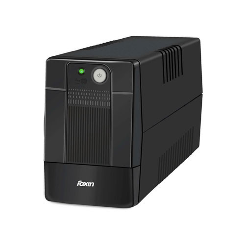 Foxin FPS-755/600VA Uninterrupted Power Supply (UPS), with LED Indicator & Audible Alarm, Battery Overload Protection, UPS for PC, Desktop Computers, Laptops, Gaming PC, Wifi Routers | BIS Approved |