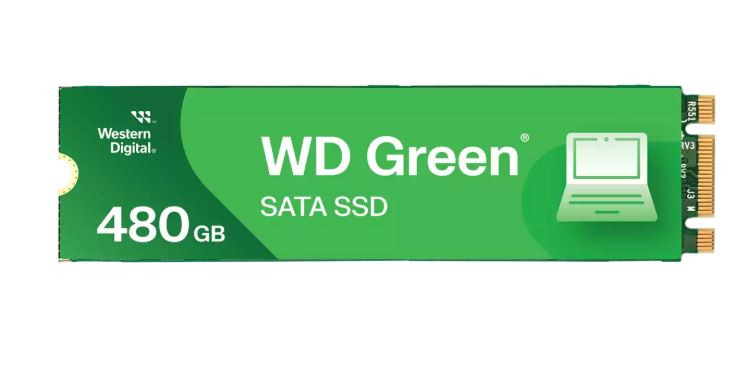 WD Green™ 3D NAND 480 GB*New BICS 5SATA M.2 (WDS480G3G0B-00BJF0)