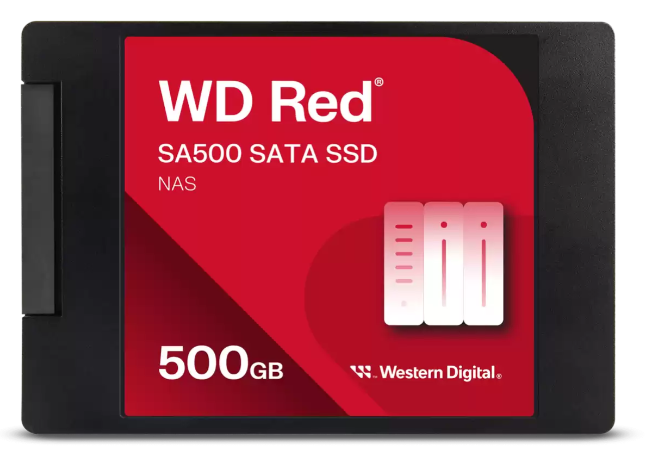 WD Red™ SA500 NAS SATA SSD - 500GB 2.5“ SATA (WDS500G1R0A-68A4W0)